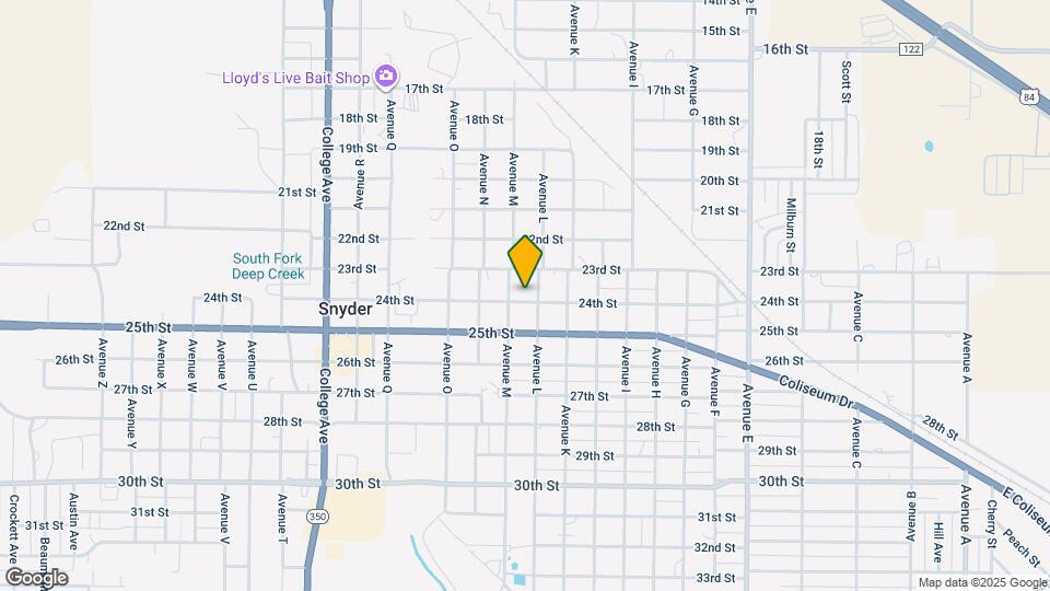 1203 24th St Map and Location Details