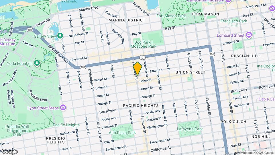 3034-3038 Fillmore St Map and Location Details