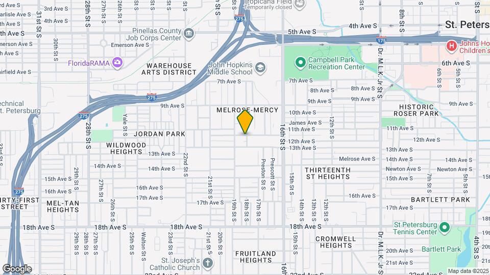 1800 12th Ave S Map and Location Details