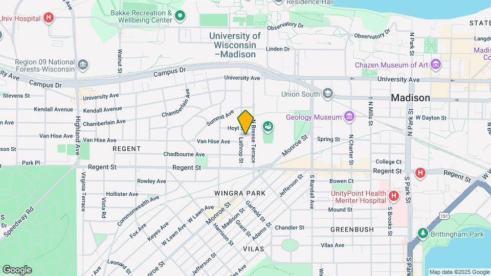 107 Lathrop St Map and Location Details