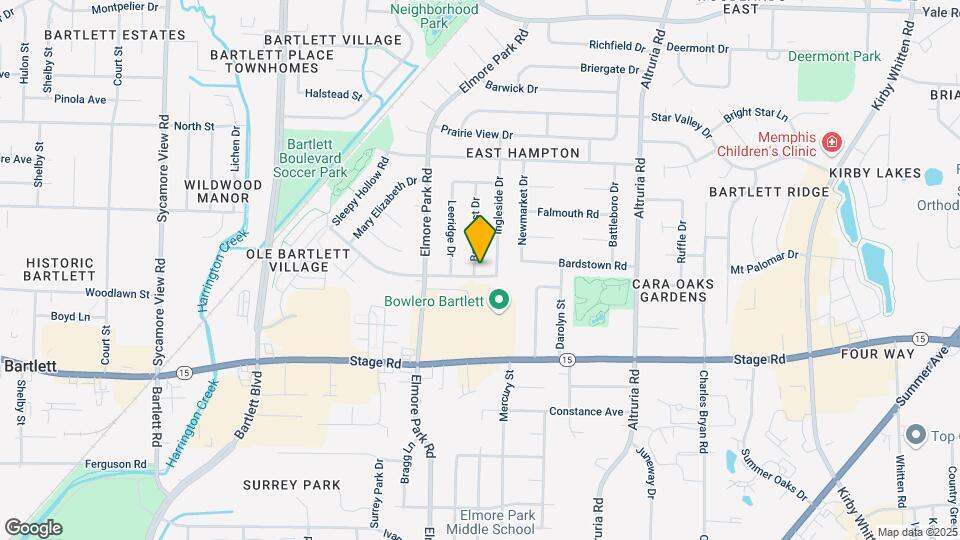 3010 Barrycrest Dr Map and Location Details
