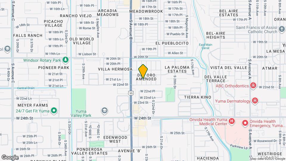 2159 S Cottontail Ave Map and Location Details