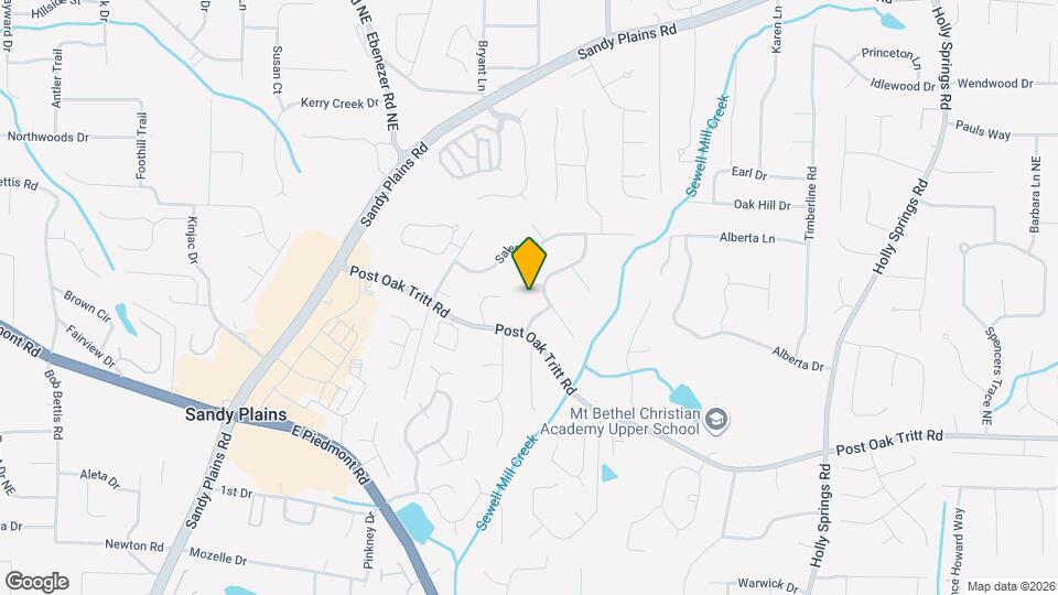 2330 Post Creek Ct Map and Location Details