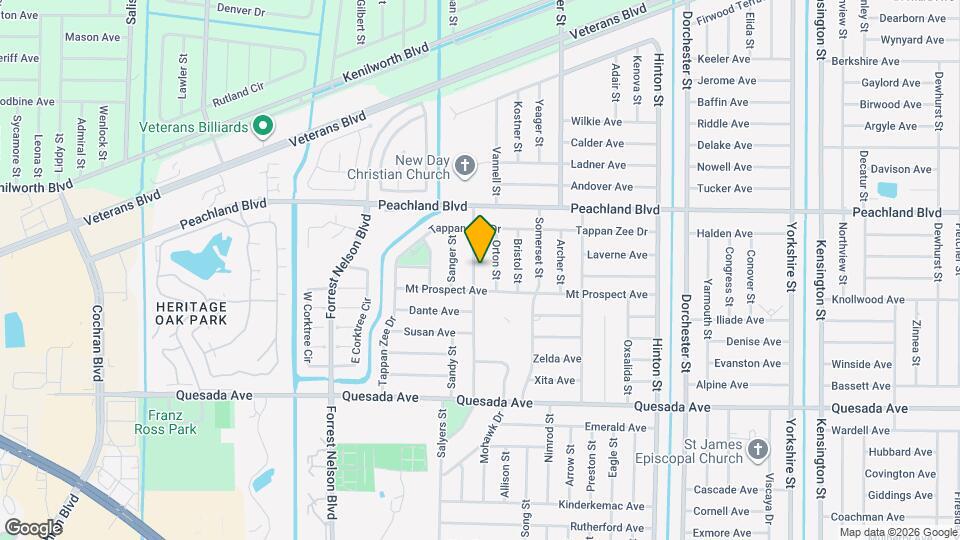 1094 Veronica St Map and Location Details