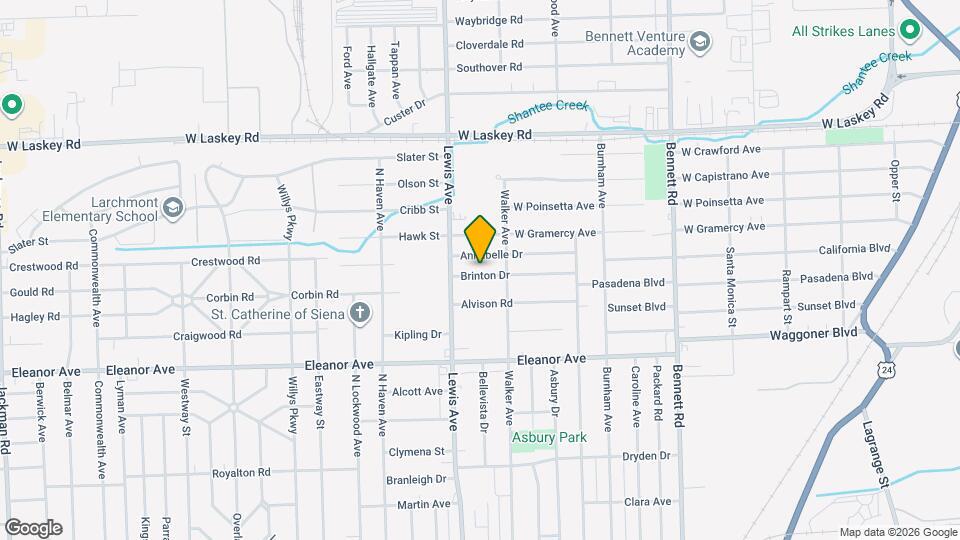 930 Brinton Dr Map and Location Details