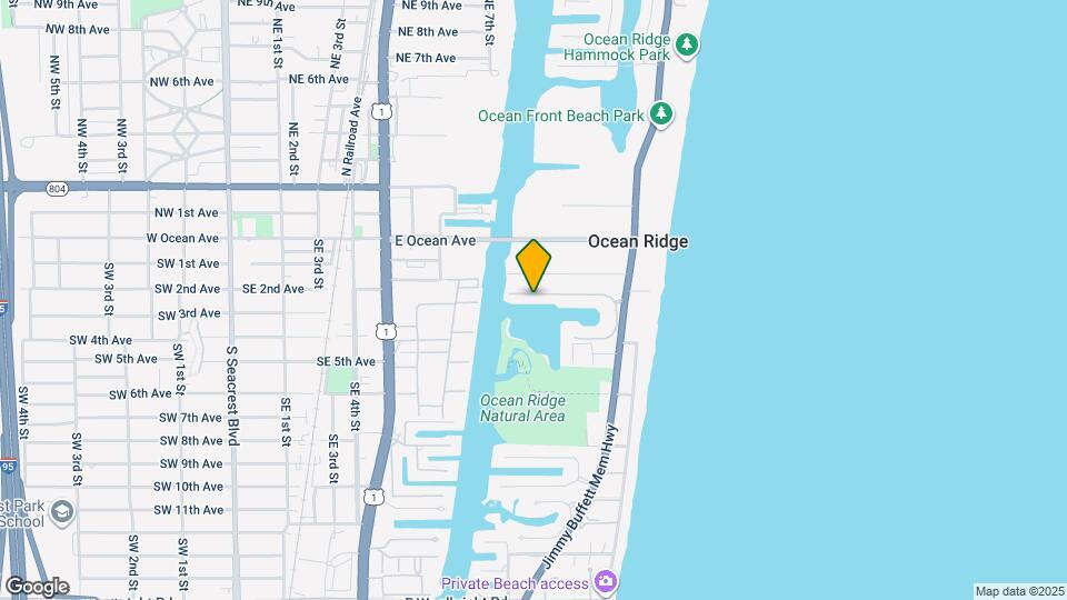 6110 N Ocean Blvd Map and Location Details