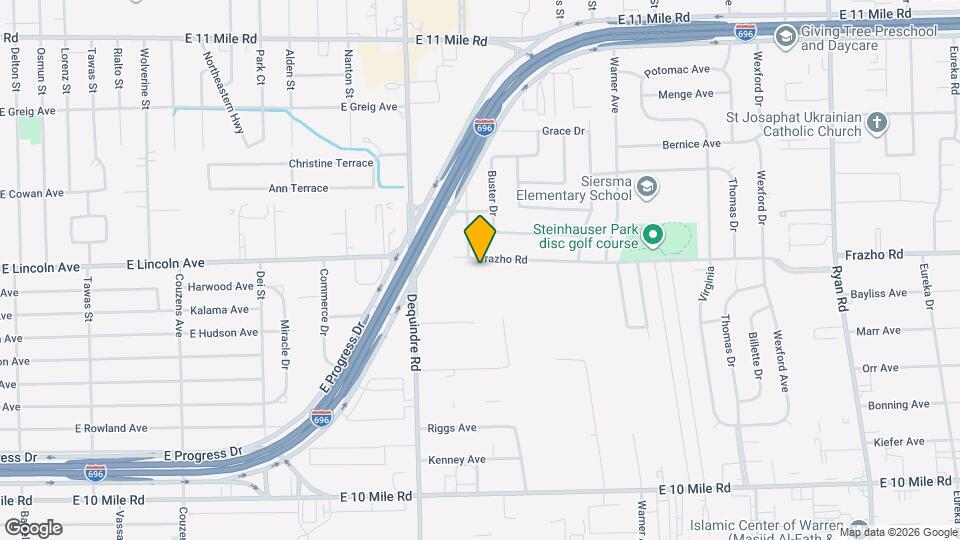 2216 Frazho Rd Map and Location Details