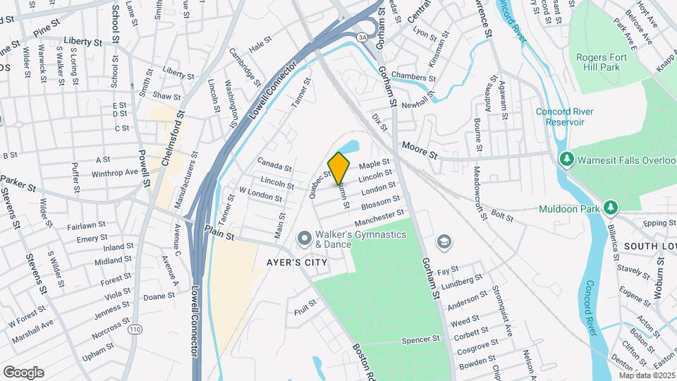 339 Lincoln St Map and Location Details