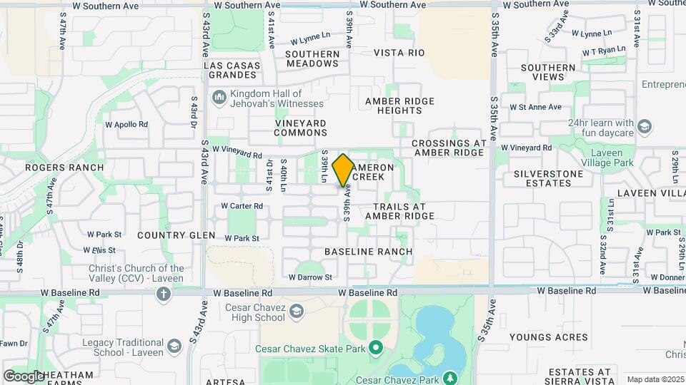 7005 S 39th Dr Map and Location Details
