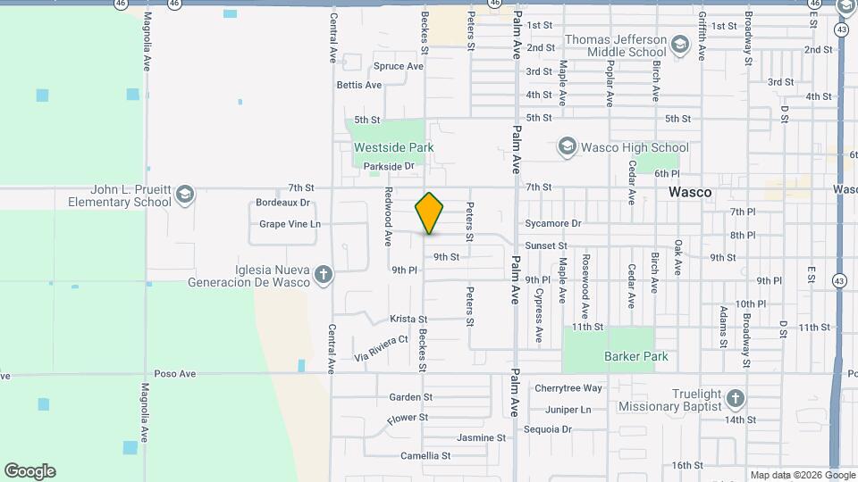 2435 Sunset St Map and Location Details