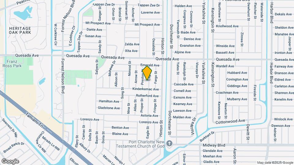 1365 Eagle St Map and Location Details