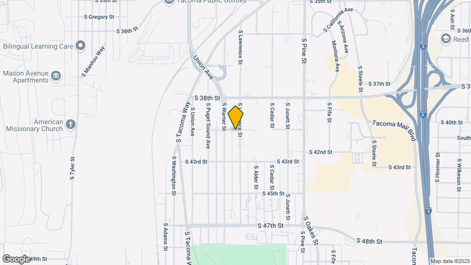4002 S Lawrence St Map and Location Details