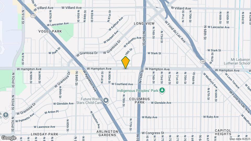 7731 W Hampton Ave Map and Location Details