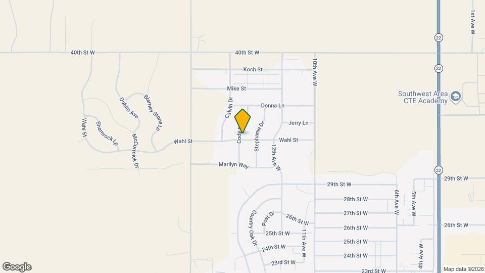 3214 Cody Dr Map and Location Details