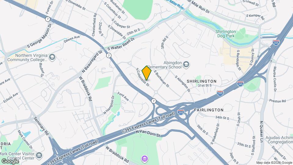 2961 S Columbus St Map and Location Details