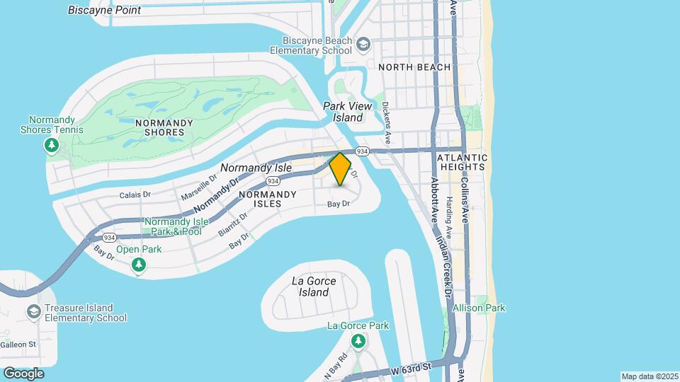 950 Biarritz Dr Map and Location Details