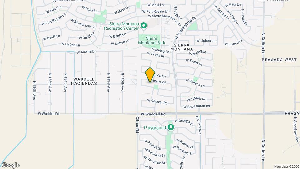 17838 W Ventura St Mapa y Detalles de la Ubicación