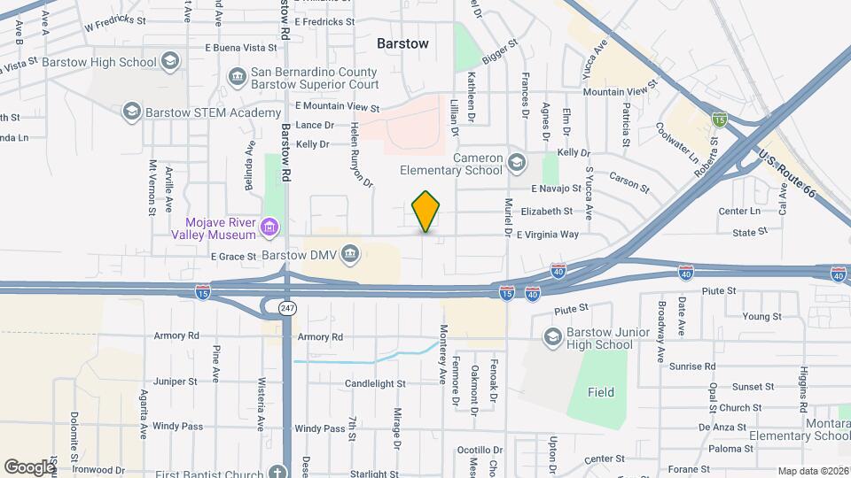 800 E Virginia Way Map and Location Details
