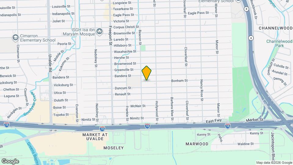 Bonham Apts. Map and Location Details
