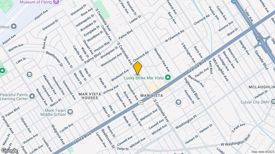 3713 S Centinela Ave Map and Location Details