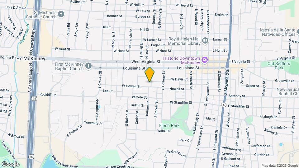 302 S Bradley St Map and Location Details