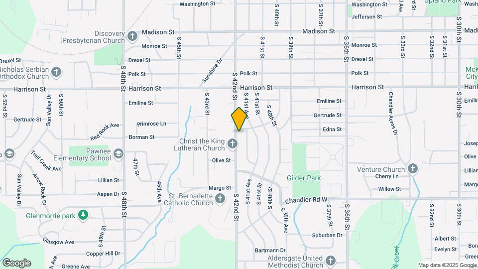 7205 S 42nd St Map and Location Details
