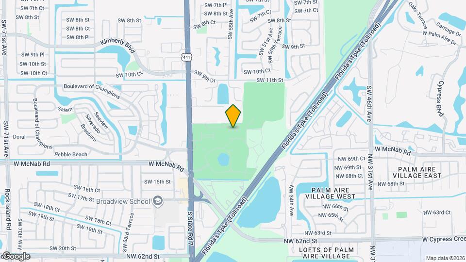 5360 SW 13th Ct Map and Location Details