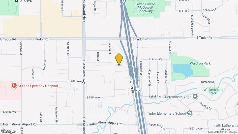 4611 Juneau St Map and Location Details