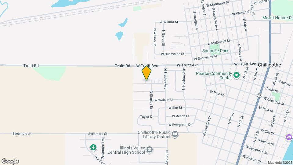 1309 W Chestnut St Map and Location Details