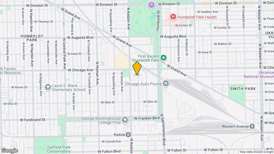 732 N Troy St Mapa y Detalles de la Ubicación