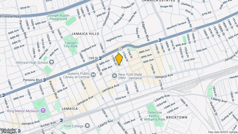 89-19 170th St Mapa y Detalles de la Ubicación