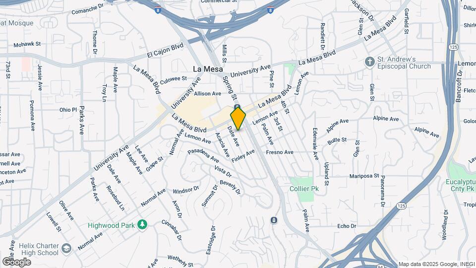 8209 Lemon Ave Mapa y Detalles de la Ubicación