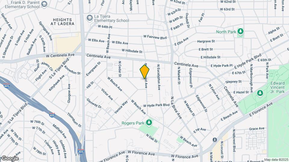 825 N Inglewood Ave Mapa y Detalles de la Ubicación