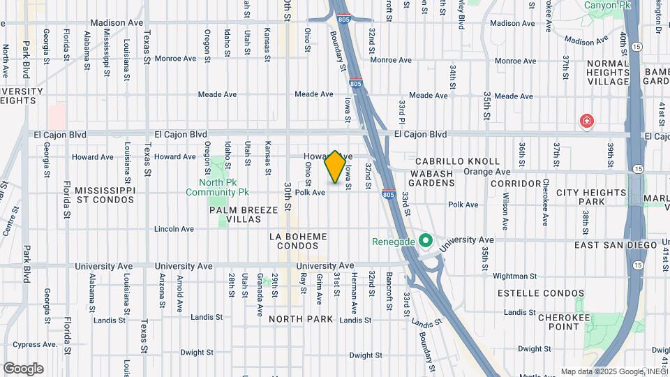 Illinois Street Apartments Mapa y Detalles de la Ubicación