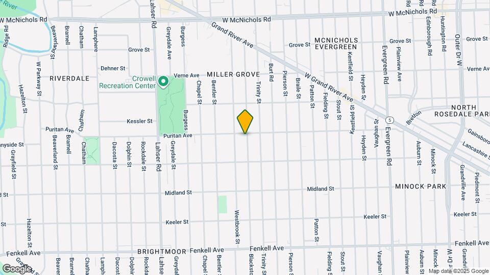 15907 Blackstone St Map and Location Details