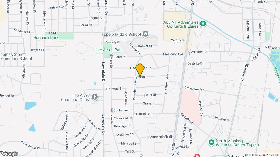 925 Tyler Dr Mapa y Detalles de la Ubicación
