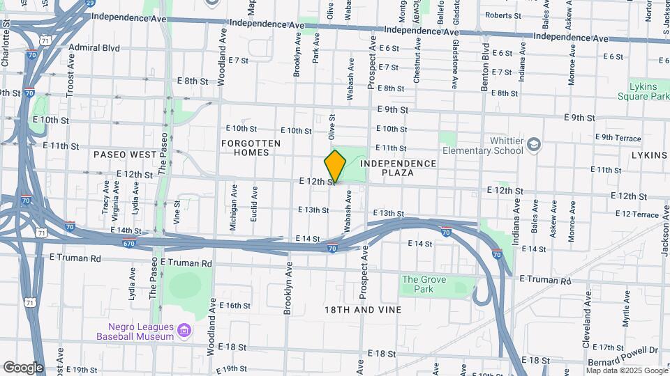 2401-2403 E 12th St Map and Location Details