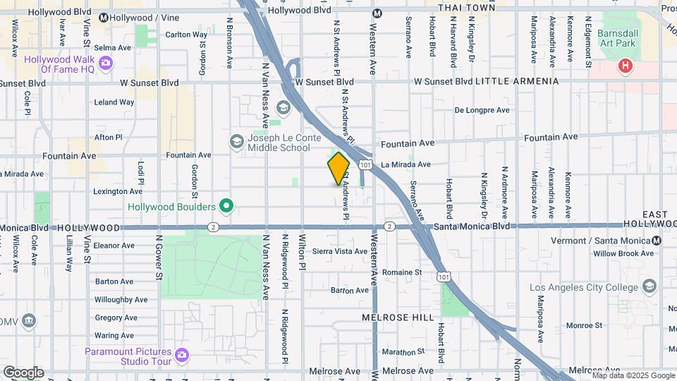 5612 Lexington Ave Map and Location Details