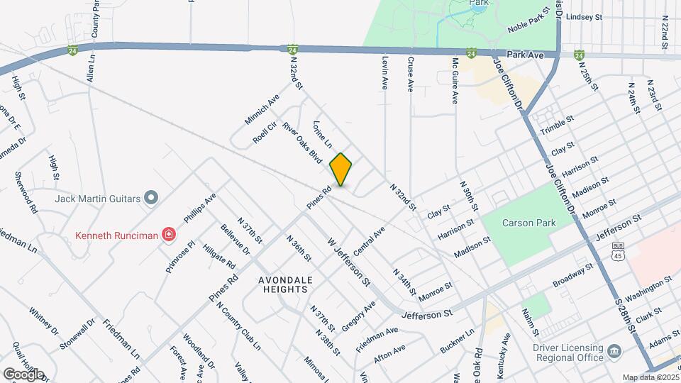 3320 River Oaks Blvd Map and Location Details