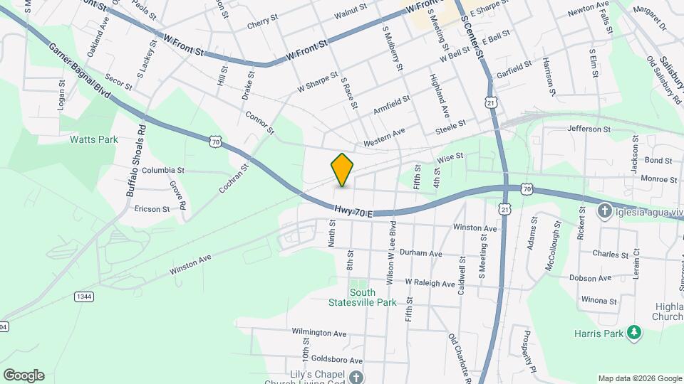 819 Charlotte Ave Map and Location Details