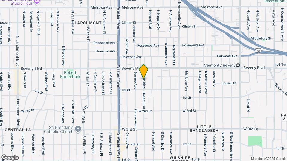 141 N Hobart Blvd Mapa y Detalles de la Ubicación
