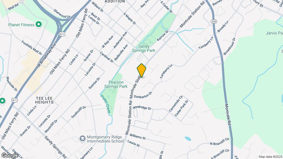 1434 Montvale Station Rd Map and Location Details