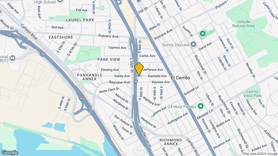 5526 Alameda Ave Map and Location Details