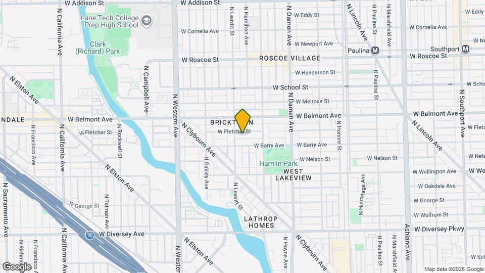 2145 W Fletcher St Map and Location Details