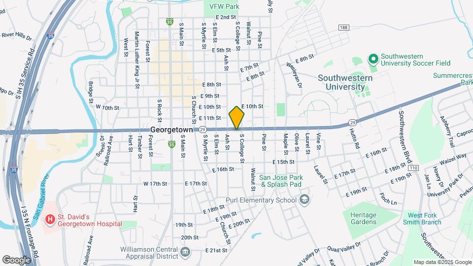 514 E University Ave Map and Location Details