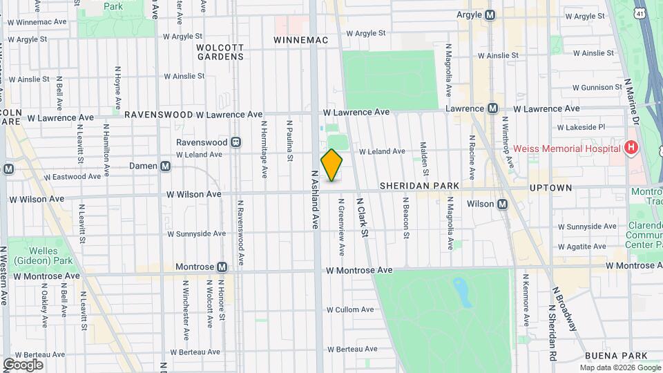 1512 W Wilson Ave Map and Location Details