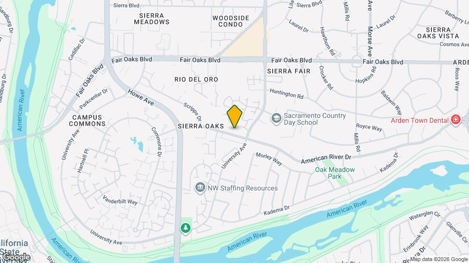 2491-2491 American River Dr Map and Location Details