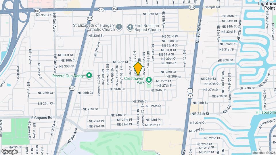 2797 NE 12th Ave Map and Location Details