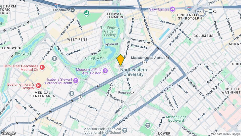 214 Hemenway St, Unit 18 Map and Location Details