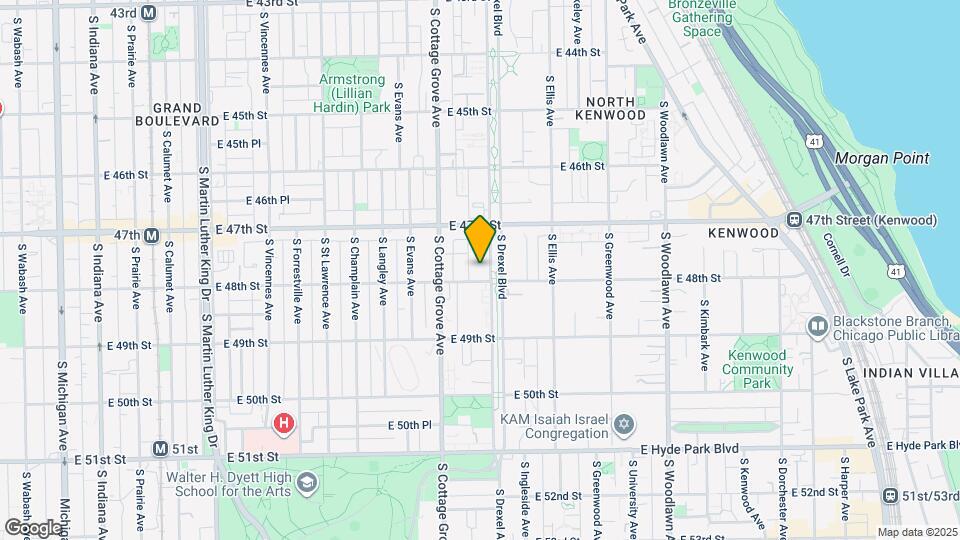 4748 S Drexel Blvd Map and Location Details